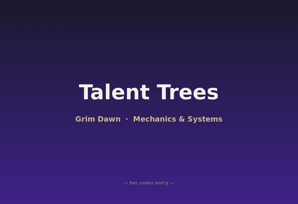 Talent Trees