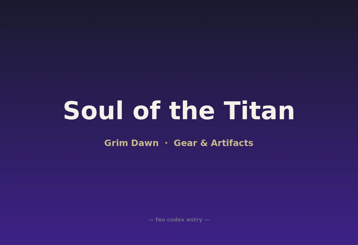 Soul of the Titan